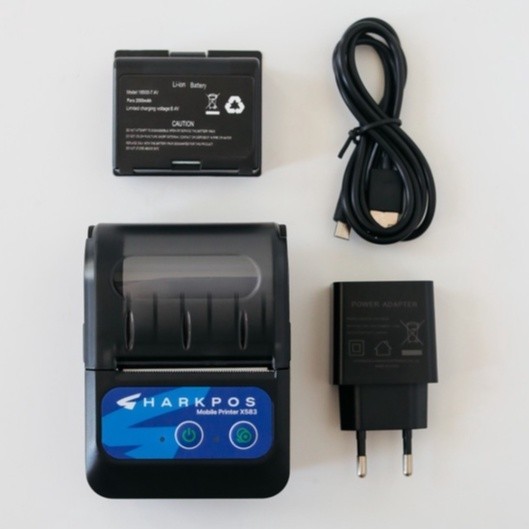 PRINTER SHARKPOS X583 MINI PRINTER THERMAL X 583 BLUETOOTH PORTABLE 58MM