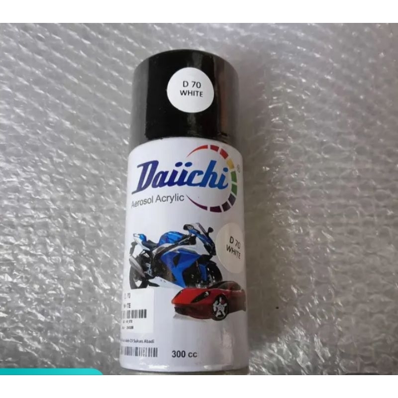 Cat semprot putih cat kaleng semprot warna putih merk daichi kualitas mantab