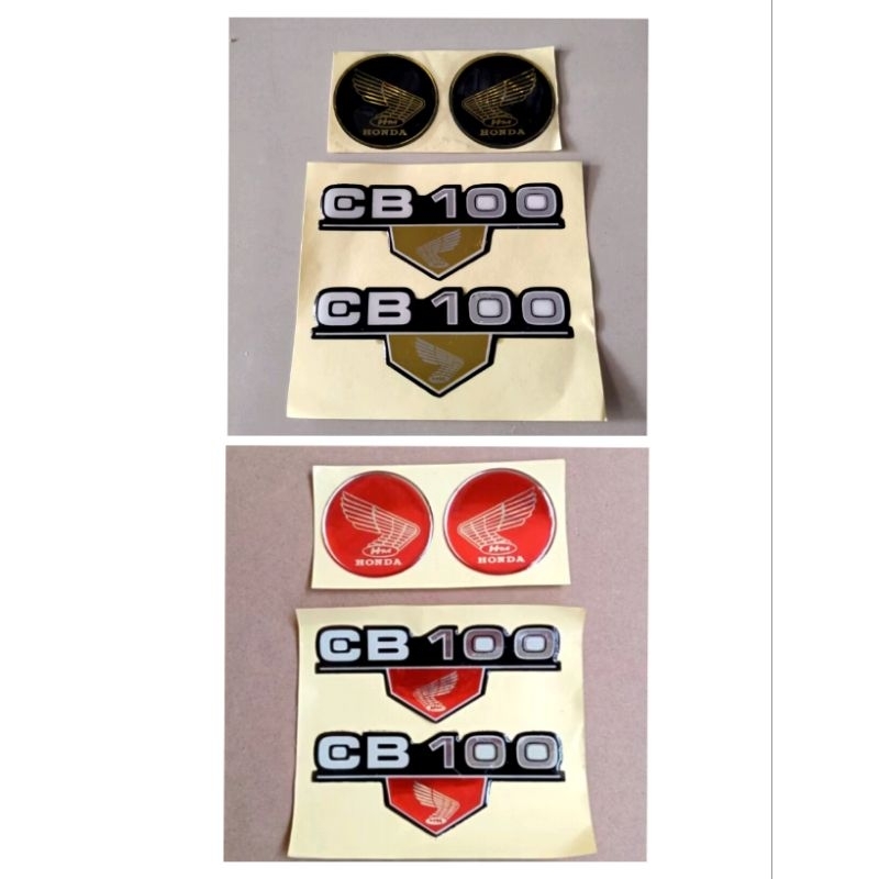 emblem timbul honda cb 100 emblem cb 100