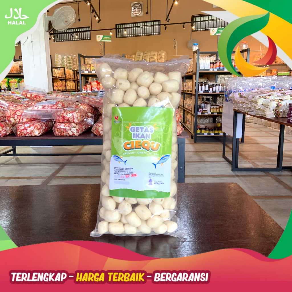 

GETAS IKAN CIE-CIE 225GR KHAS BANGKA