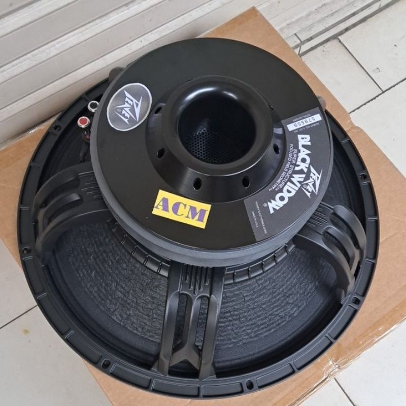 SPEAKER SUBWOOFER PEAVEY BLACK WIDOW 18 INCH 2400 WATT VC 4 INCH