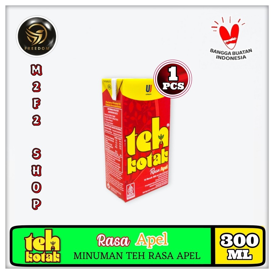 

Teh Kotak Ultra Rasa Apel | Apple Tea - 300 ml (Kemasan Satuan)