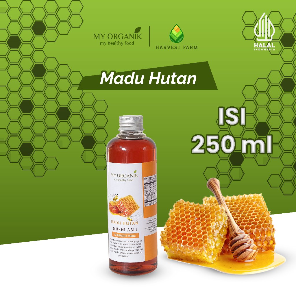 

My Organik Madu Hutan Asli Murni Grade A Variant Nektar 100% Alami Herbal