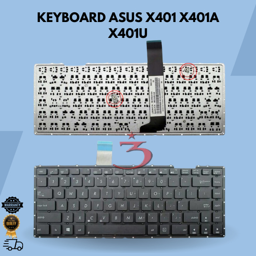 Keyboard Asus X401 X401A X401U HITAM