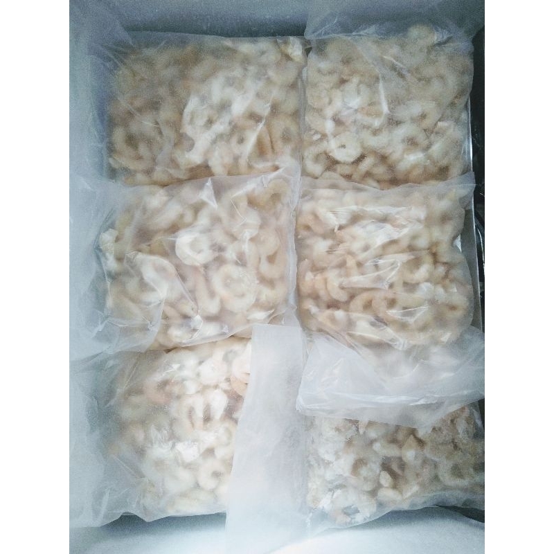 

udang kupas fresh beku premium segar peeled shrimp frozen 1 kg