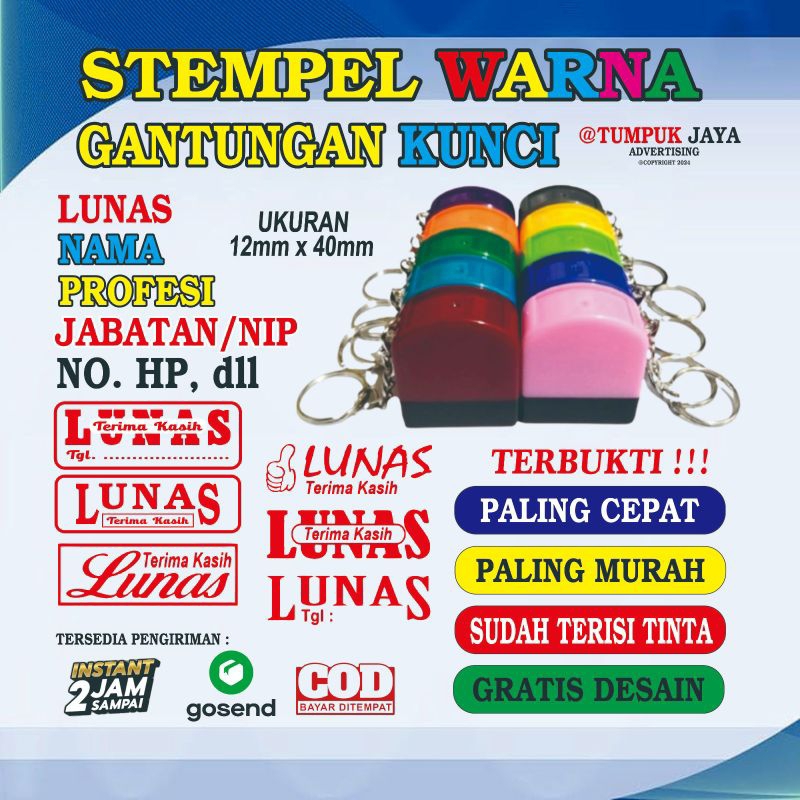 

STEMPEL NAMA GANTUNGAN KUNCI, STEMPEL GANCI, STEMPEL NAMA DOKTER BIDAN PERAWAT TOKO HP STEMPEL NAMA ALAMAT COSTUM SENDIRI
