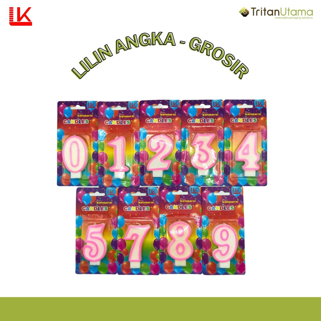 Lilin Angka Ulang Tahun | Lilin Ulang Tahun | Birthday Candle - LK