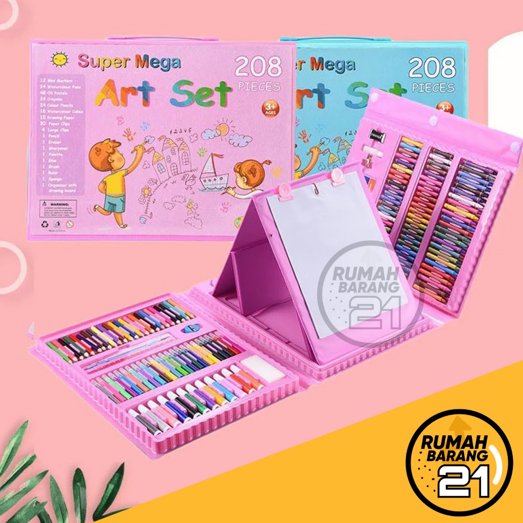 

Crayon Art Set 208/ Krayon Lengkap / Set Mewarnai / crayon kumplit / mewarnai / menggambar