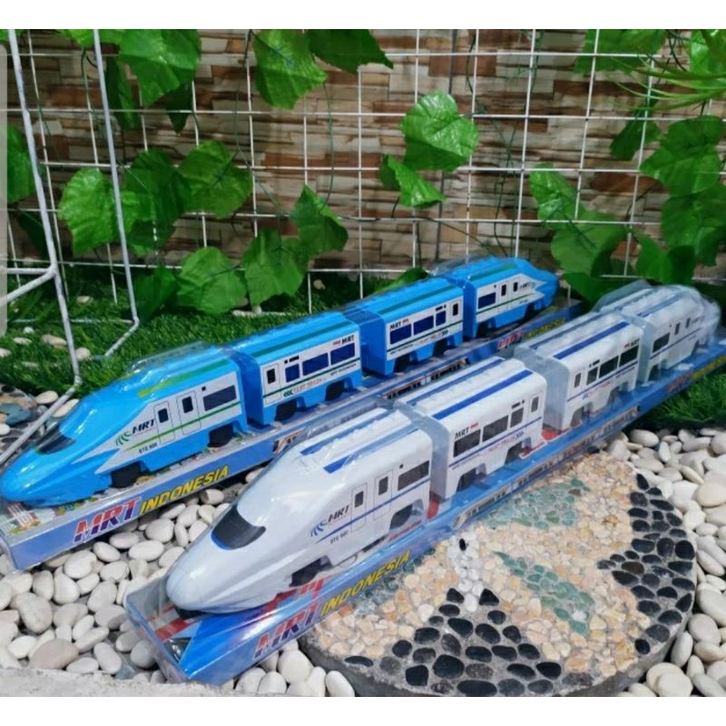 Kereta Api MRT Indonesia - Mainan Edukasi Anak - miniatur MRT