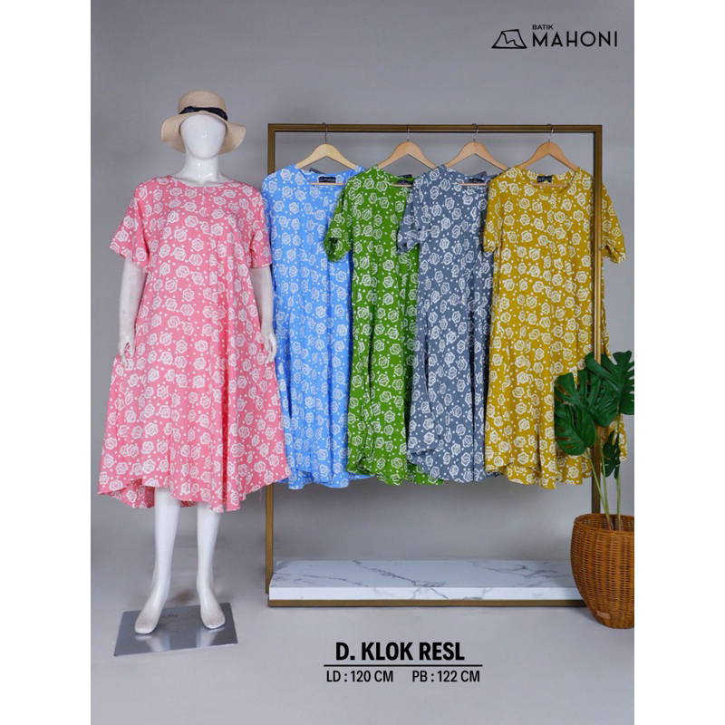 DASTER KLOK CAP BATIK MAHONI