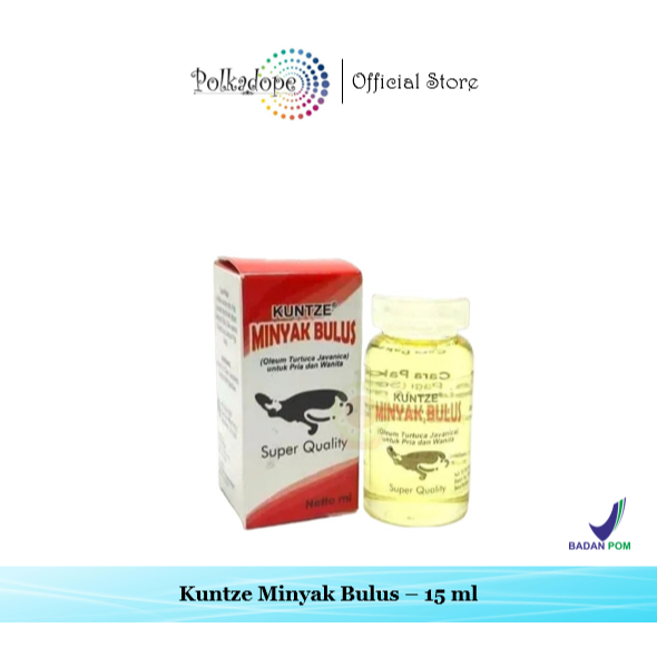 POLKADOPE - Kuntze Minyak Bulus Original - Minyak Bulus Kuntze BPOM