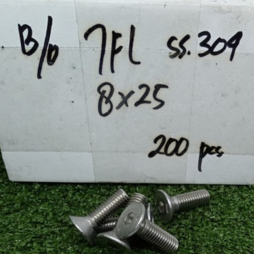 BAUT VERSENG L STAINLESS M8 x 25 - B/O JFL SS304 M8X25 P1.25