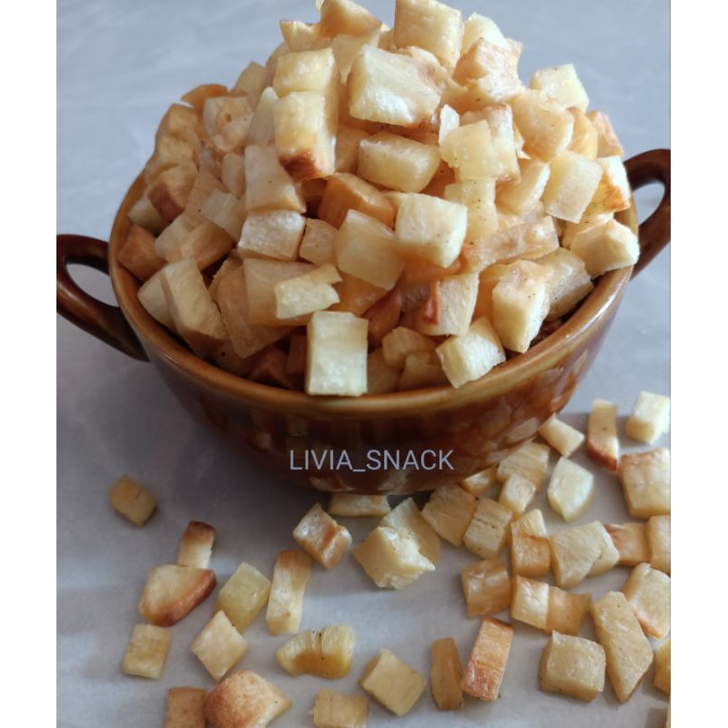 

250 GR SINGKONG DADU |SINGKONG KOTAK | LIVIA_SNACK