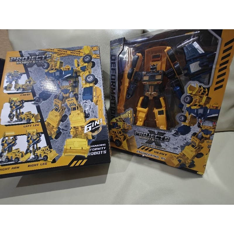 MAINAN ROBOT-ROBOT DEFORMATION-ROBOT MOBIL RAKIT