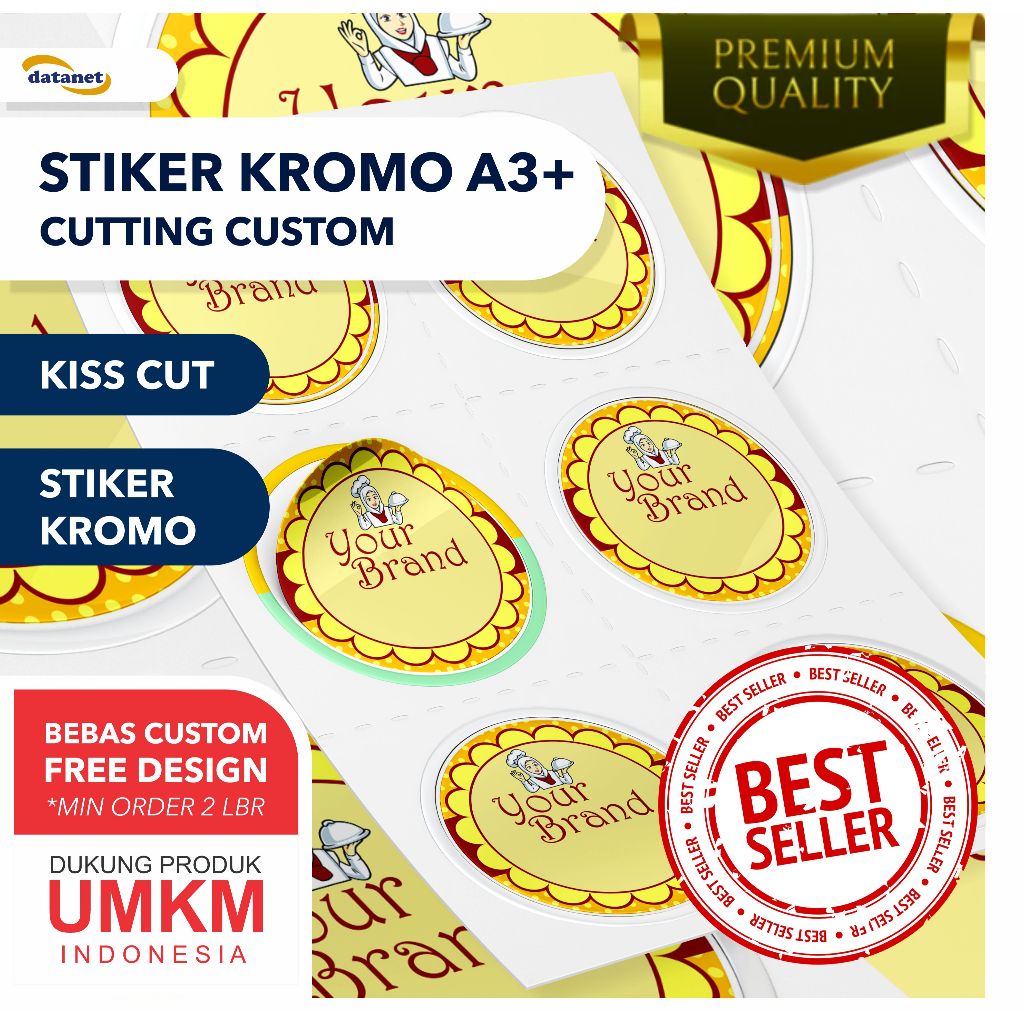 

Cetak Stiker Chromo Cut A3 Murah / Cetak Stiker Label Kemasan Makanan Minuman Online Shop Murah