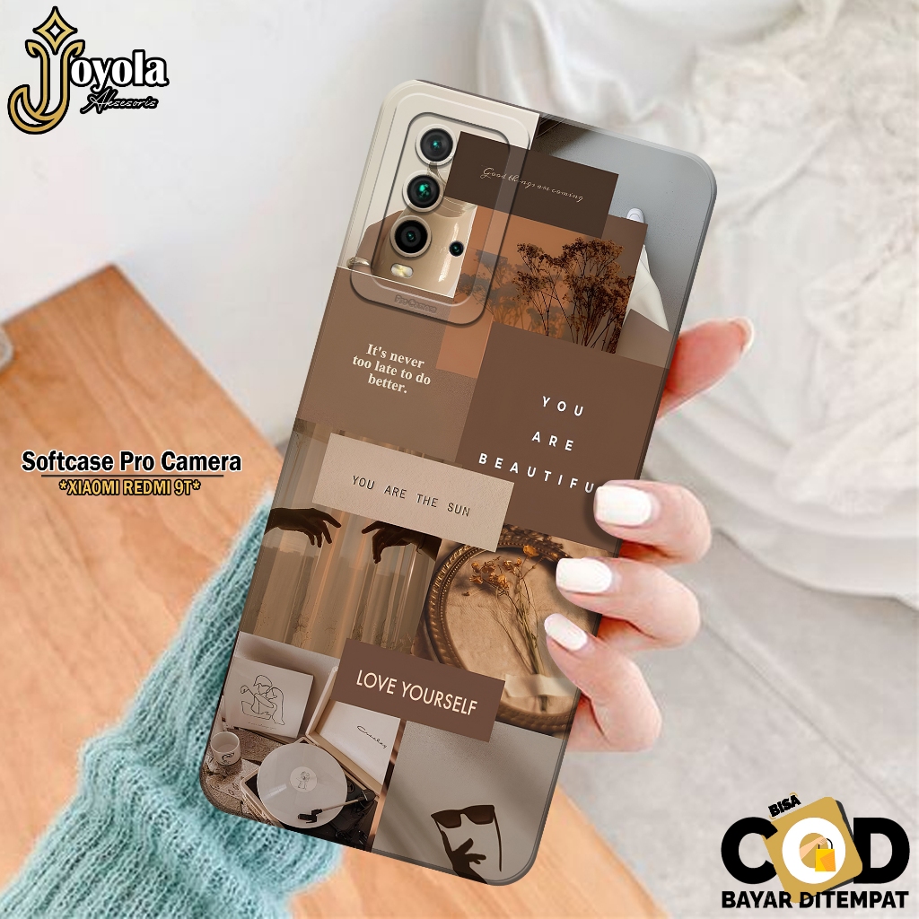 JOYOLA Case XIAOMI REDMI 9T Terbaru - Fahion Case Aesthetic - Softcase  XIAOMI REDMI 9T - Pro Camera