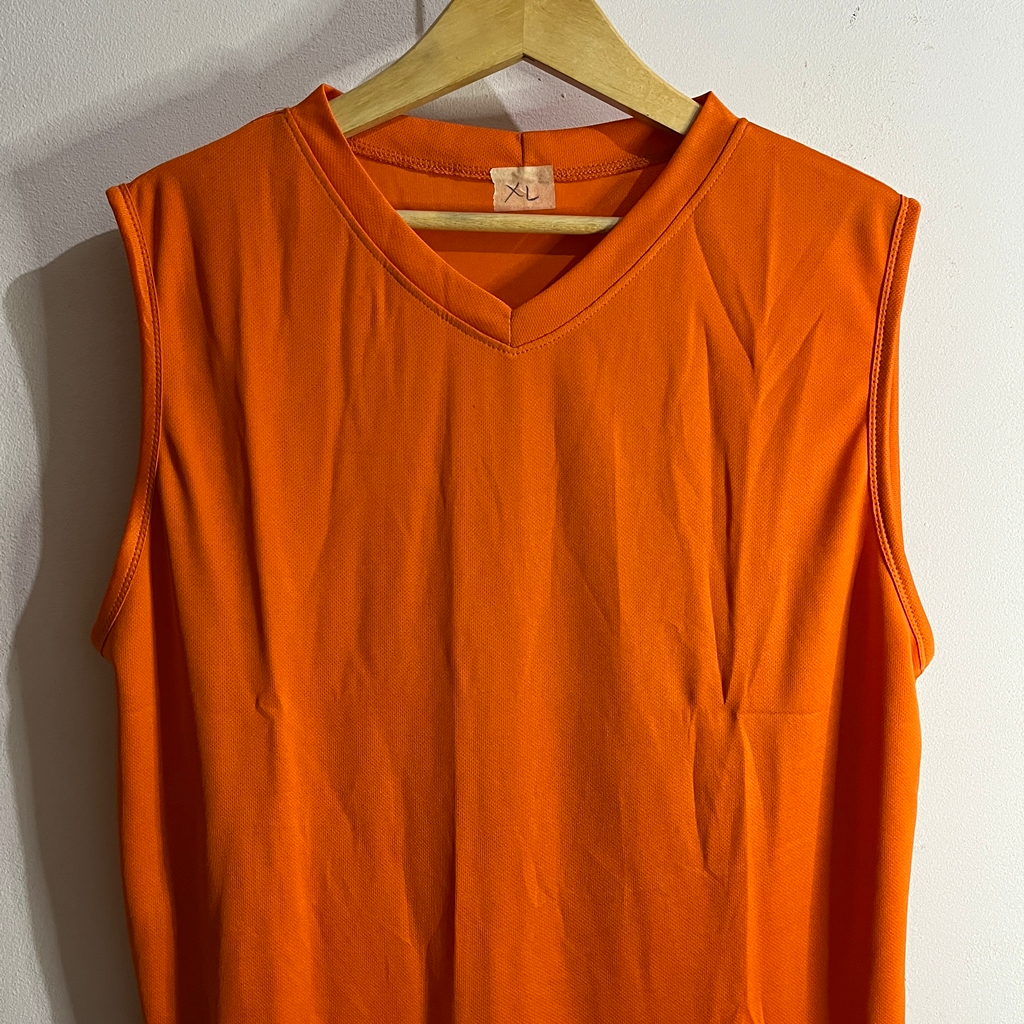 Kaos Sleeveless Baju Singlet Pakaian Olahraga Tanpa Lengan Tank Top Sport Gym Lari Basket Pria - Ora