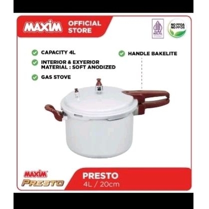 MAXIM PANCI PRESTO 4 LITER