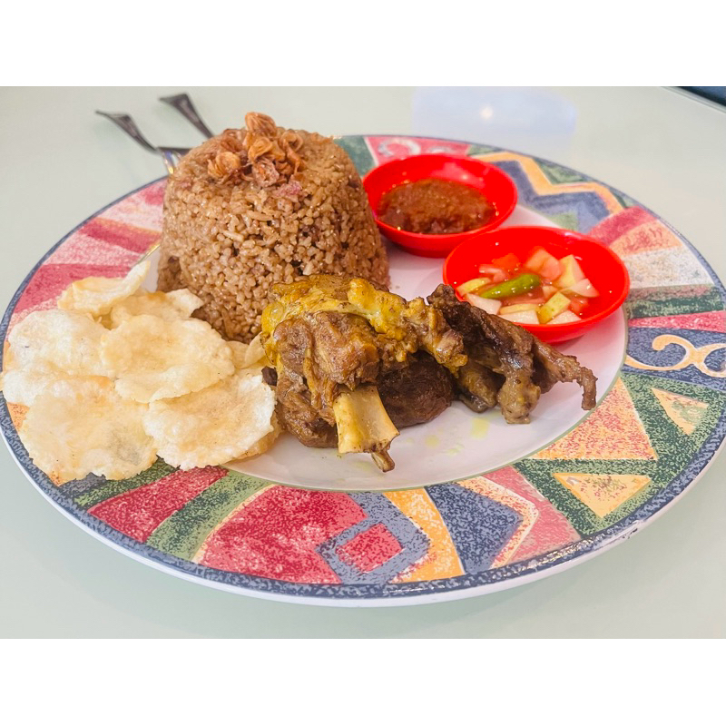 

Nasi kebuli/Mandhi kambing / Porsi