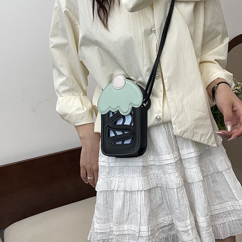 (0020) Tas Hp lanyard hp motif es cream bisa buat android dan iphone motif lucu FlashSale