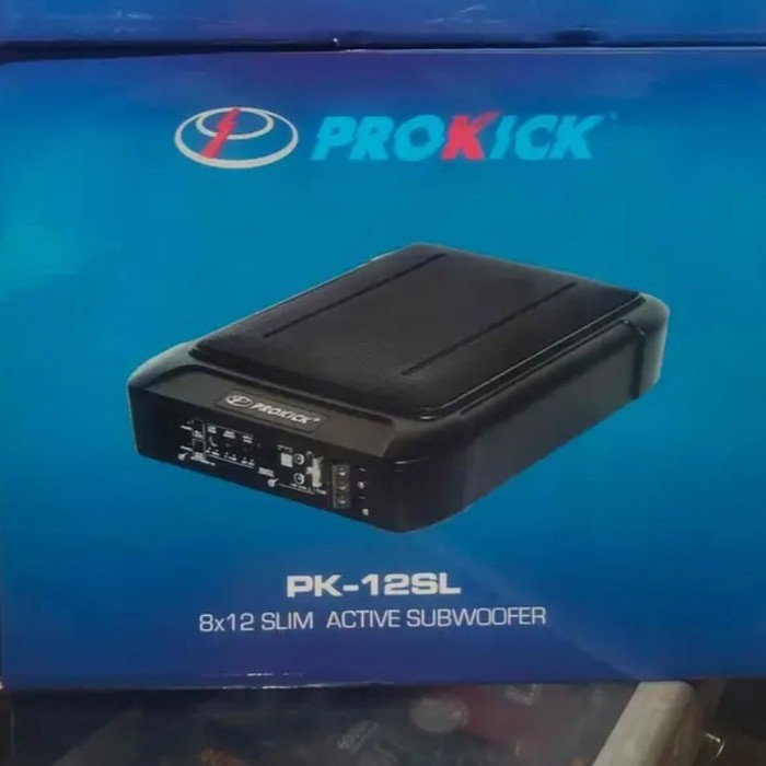 Basstube Kolong Tipis ProKick PK-12SL speaker subwoofer aktif mobil Original