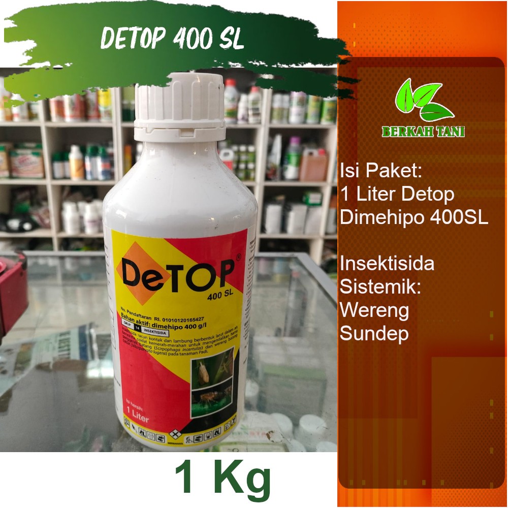 Detop 1 Liter Venus 1 Liter Dimehipo Pengendali Hama Wereng Sundep