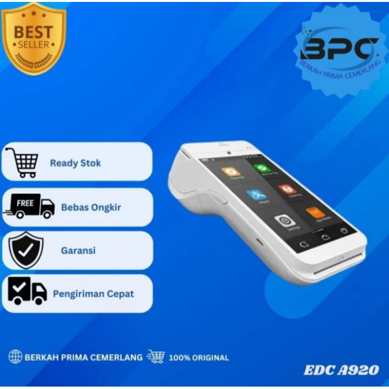 EDC PAX A920 ANDROID SPBU / BSI AGENT/ FASTPAY/RAWBT/SEABANK