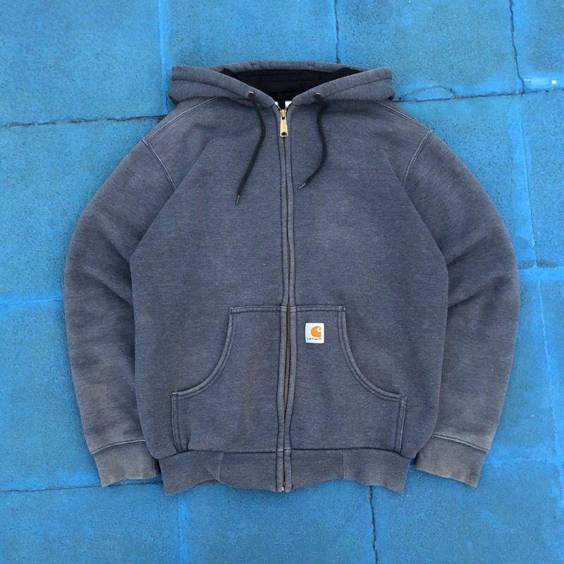 Vintage 00’s Carhartt Thermal Lined ZipHoodie J149 CHH