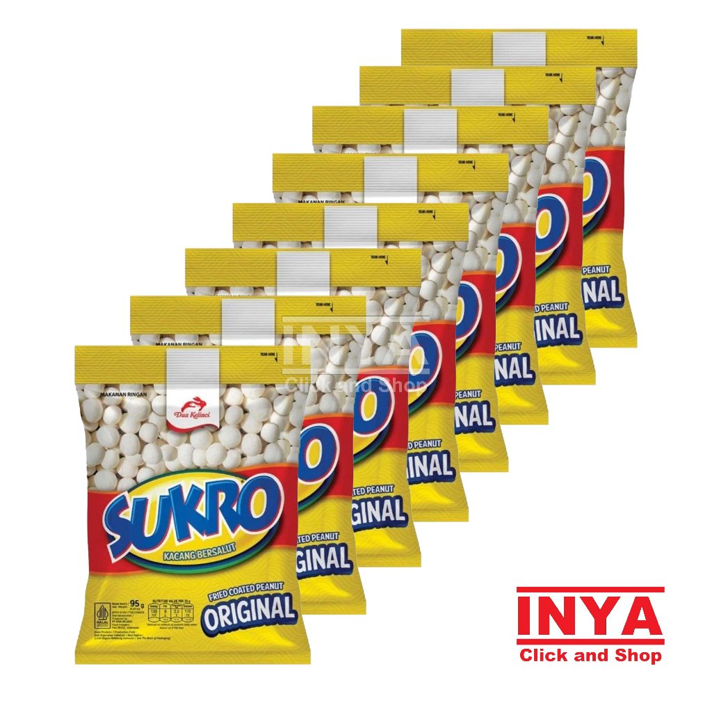 

Sukro Kacang Bersalut Rasa Original 10x17gr - Fried Coated Peanut