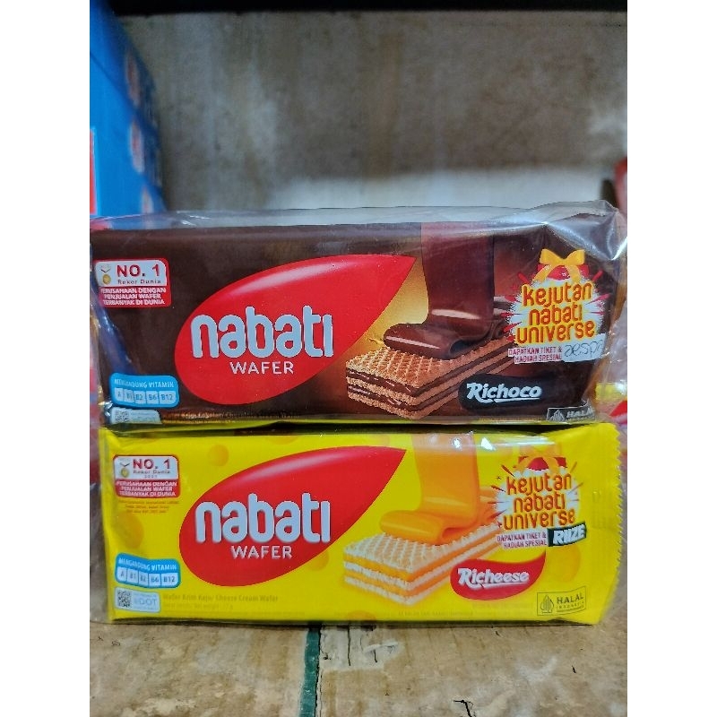 

Nabati Wafer ( 1 Bungkus isi 10 Pcs )