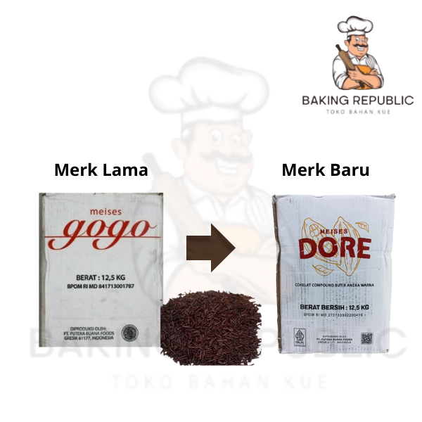 

MESES DORE COKLAT | KEMASAN REPACK | MESES GOGO COKLAT | MEISES COKLAT DORE
