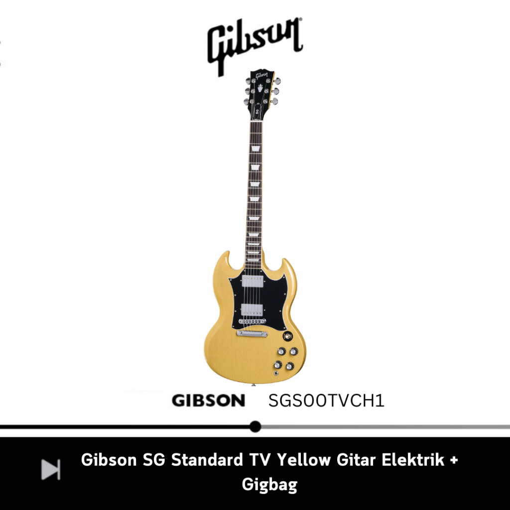 Gibson SG Standard TV Yellow Gitar Elektrik + Gigbag