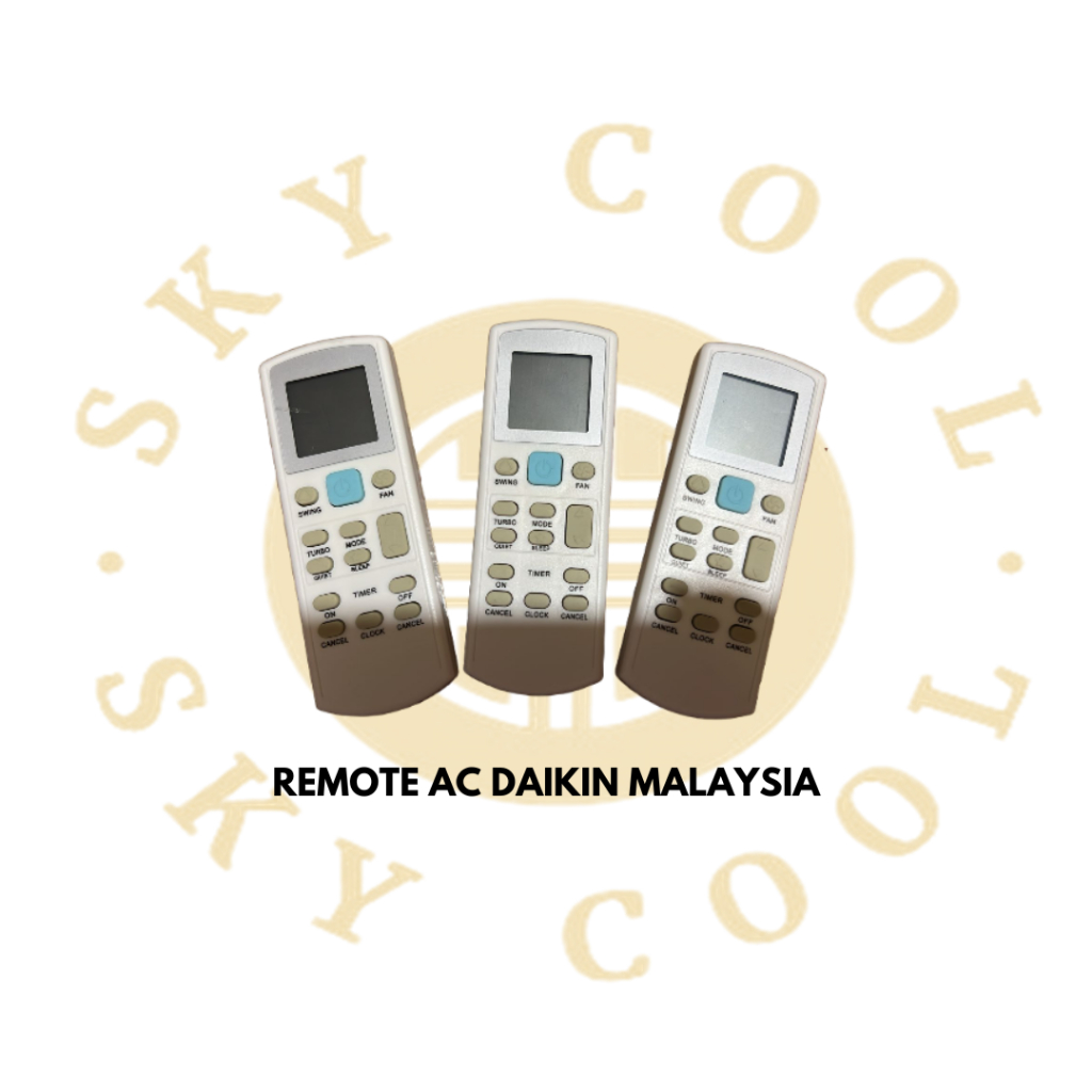 REMOTE AC DAIKIN MALAYSIA