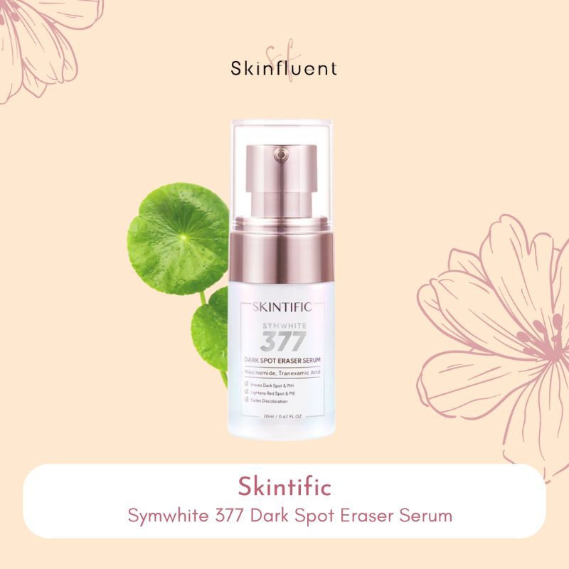 Skintific SymWhite 377 Dark Spot Eraser Serum 20 ml untuk Menghilangkan Flek Hitam by Skinfluent