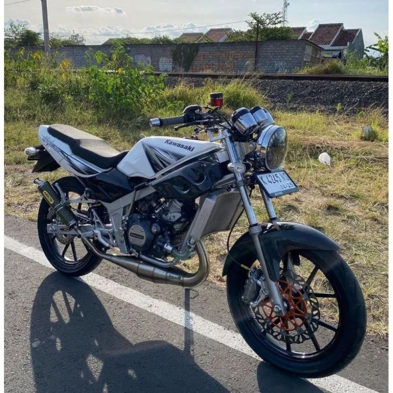 Striping Ninja SS Putih 2013 Sticker Ninja SS 2013 Putih Striping Lis Sticker Motor Ori Ninja SS Put