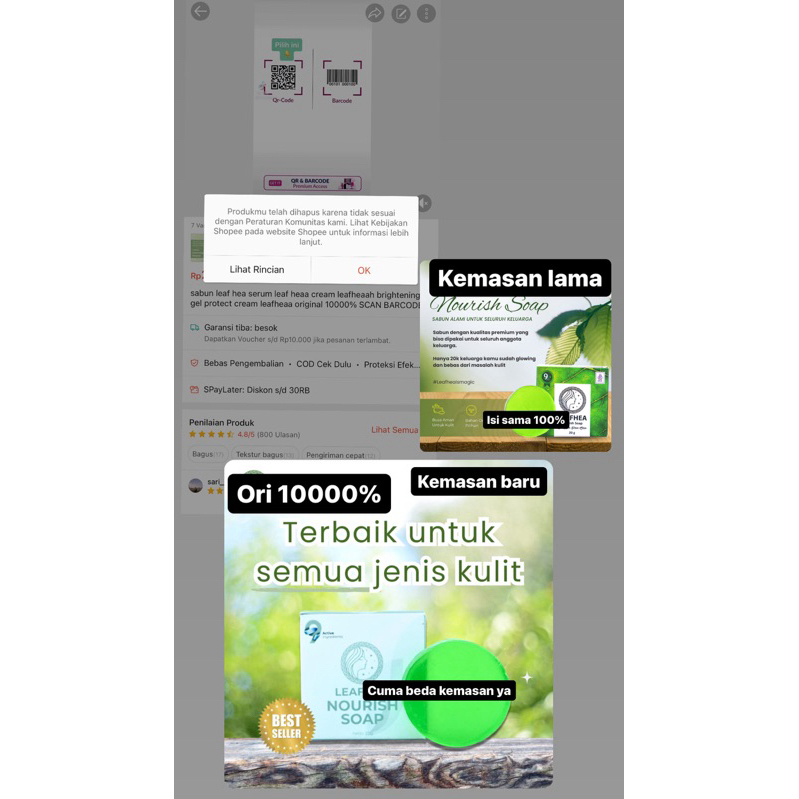 leafhea original kemasan baru