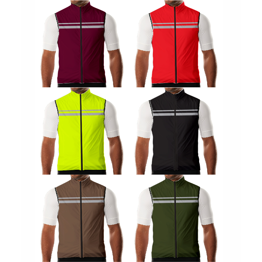 VEST CYCLING /ROMPI OLAHRAGA/ ROMPI Sepeda WANITA/PRIA/BAHAN PARASUT WARNA POLOSAN /TERBARU/TERMURAH