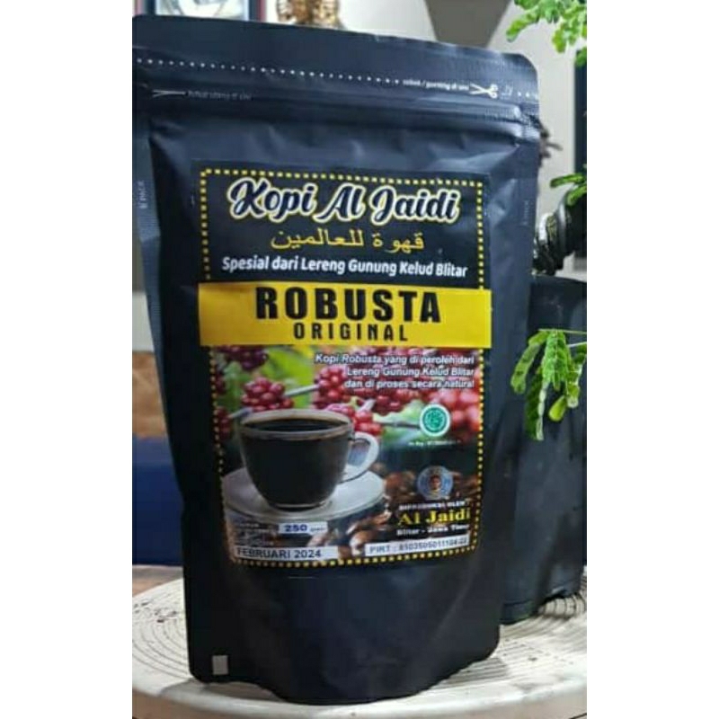 

Kopi Bubuk Robusta Original . Single Origin Lereng Gunung Kelud