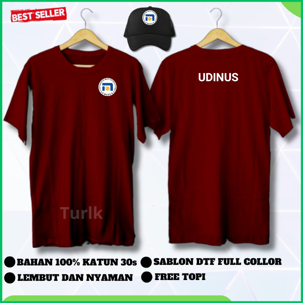 Kaos Universitas Dian Nuswantoro kaos Tshirt Udinus Kaos Udinus Universitas Dian Nuswantoro
