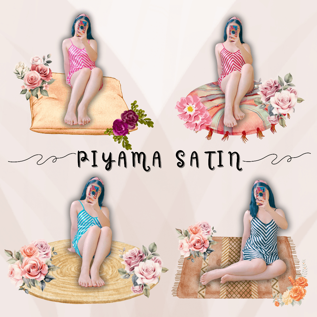 JEL Piyama Satin Premium / Baju Tidur Chemise Sexy Wanita Dewasa
