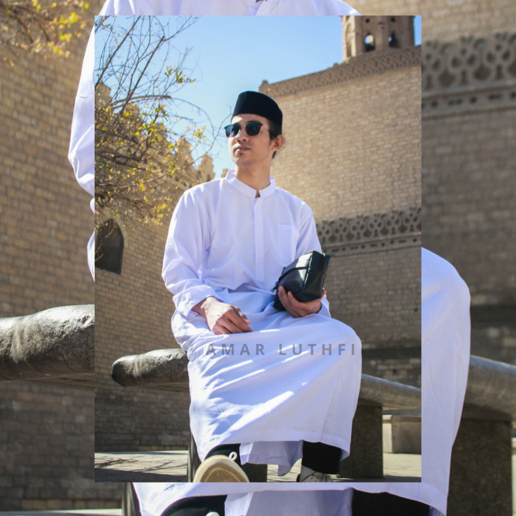 RECOMMENDED [COD] JUBAH PRIA GAMIS PRIA DEWASA HITAM PUTIH WARNA POLOS MODEL AL HARAMAIN