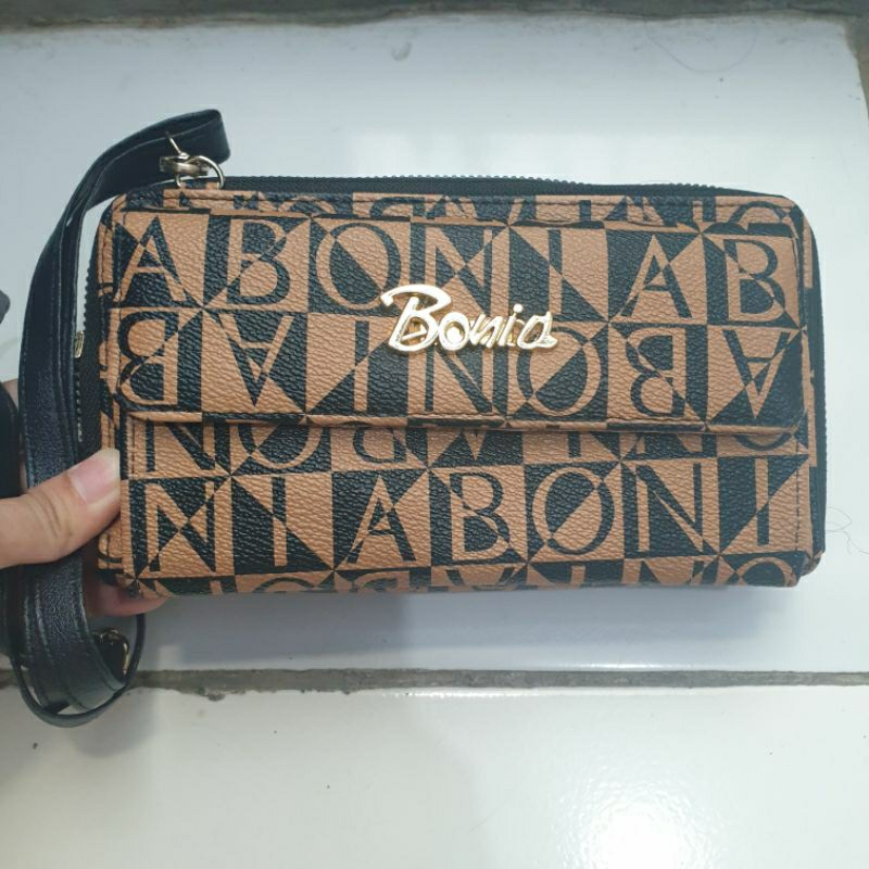 Dompet Sling Bonia Import Original / Tas Selempang Wanita Branded Elegan