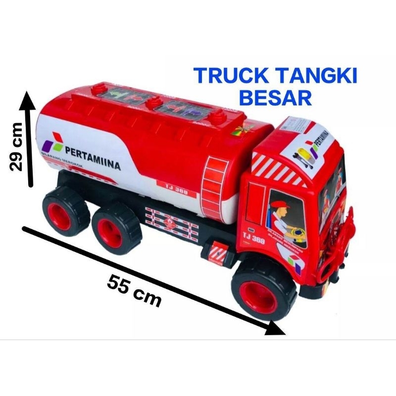 (COD) ARFB Mainan Mobil Truck Tanki Pertamina Besar