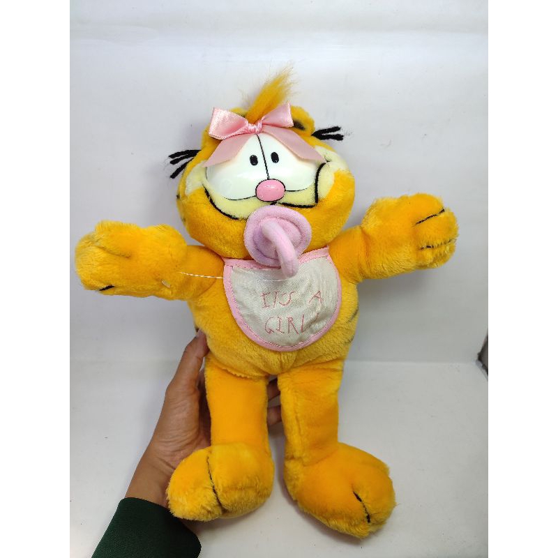 boneka Garfield baby vintage paws original rare item