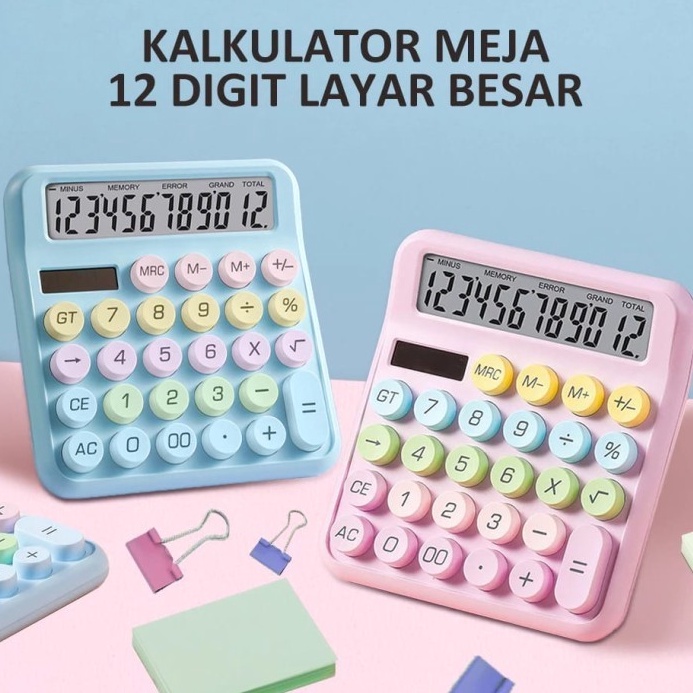 

STOCK TERUPDATE STYLIST COLOR CALCULATOR KINCIZEN KC228 KALKULATOR FANCY WARNA DESKTOP MEJA