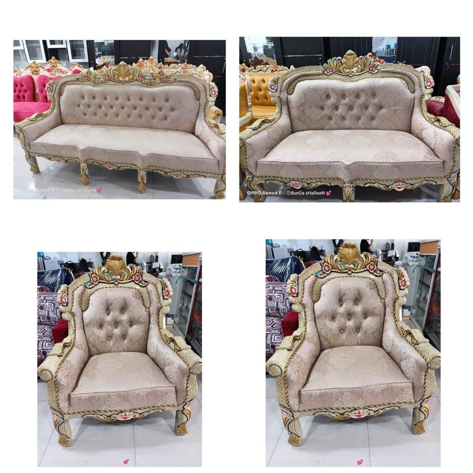 KURSI JATI ROYAL VIRGIN 3211 + MEJA