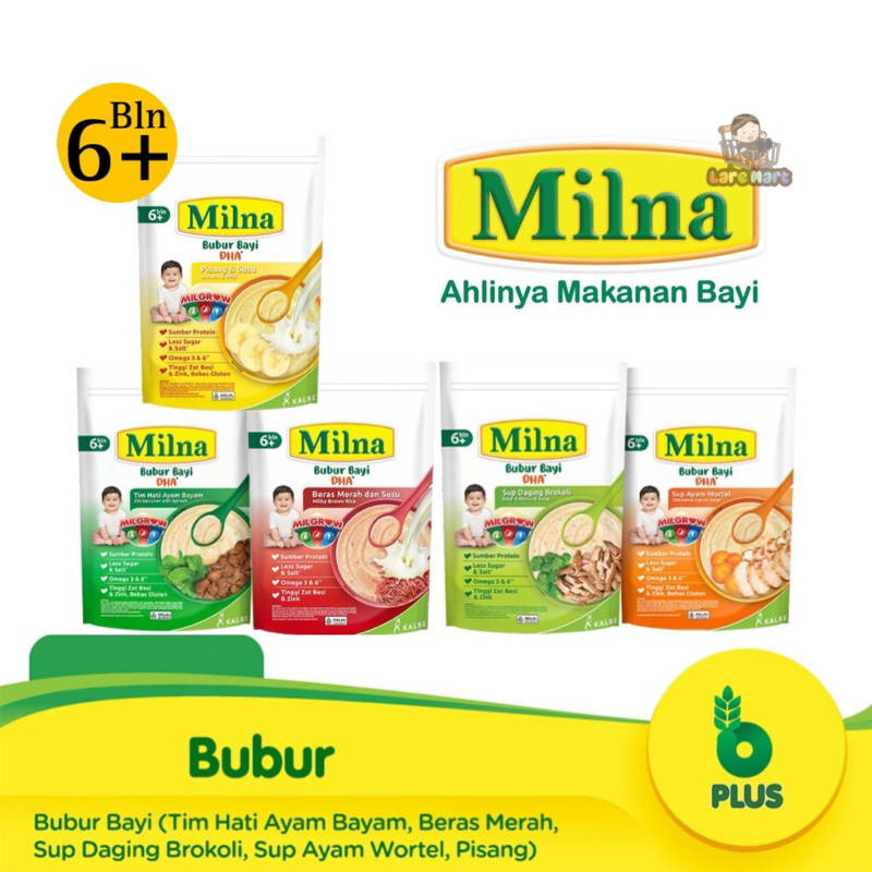 Milna Bubur Bayi 6+Bulan 120g