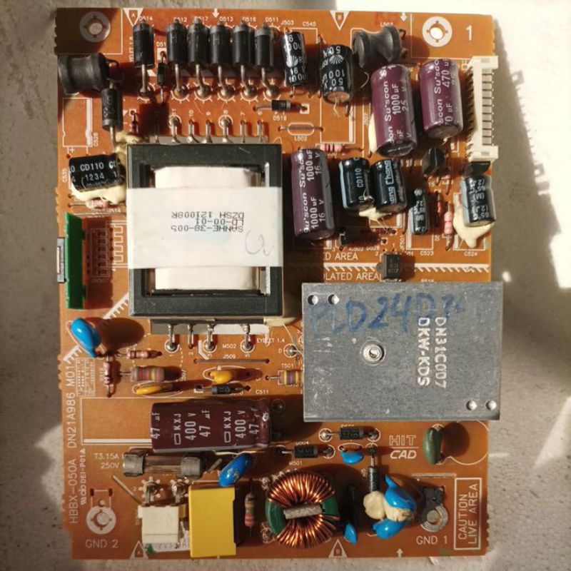 psu power supply tv POLYTRON PLD24D301 PLD-24D301