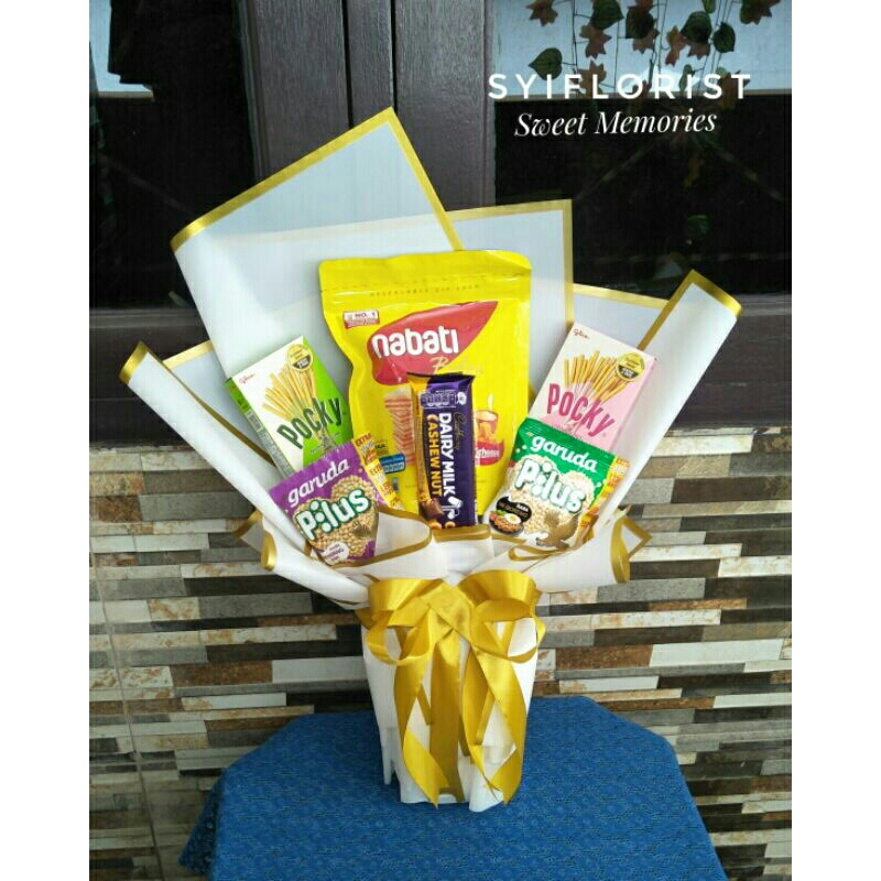 

BUKET SNACK UNTUK HADIAH WISUDA, ULTAH, AGUSTUSAN, DLL