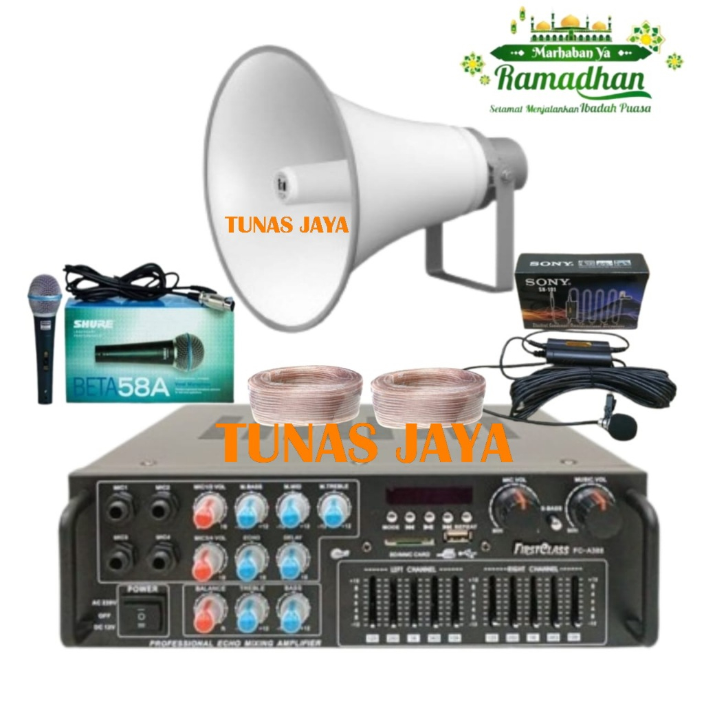paket sound system / paket toa speaker corong Toa outdoor musholla / masjid